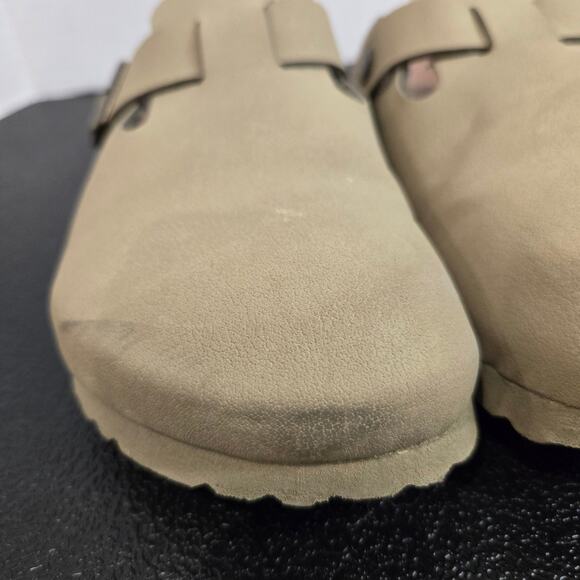 Birkenstock Boston Clog Women's EU Size 37 US Size 7 Taupe - Picture 3 of 13